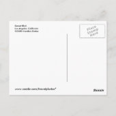 Sunset Blvd. Briefkaart (Achterkant)