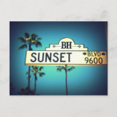 Sunset Blvd. Briefkaart (Voorkant)