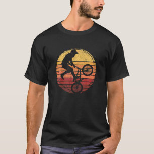 Sunset BMX 80S Retro Bike Riders Bicycle M T-shirt
