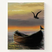 Sunset Boat Notitieboek (Achterkant)