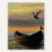 Sunset Boat Notitieboek (Voorkant)