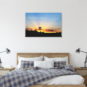 Sunset Boerderij Lonrina Canvas Afdruk (Insitu (Slaapkamer))