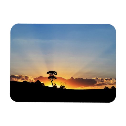 Sunset Boerderij Lonrina Magneet (Horizontaal)