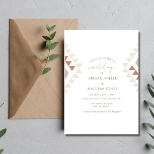 Sunset Boho Wedding Kaart
