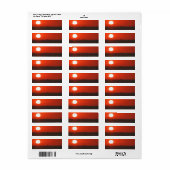 Sunset Booze Cruise Etiket (Full Sheet)