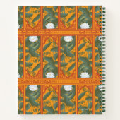 Sunset Botanisch Paneel Patroon - De Witte Lotus Notitieboek (Achterkant)