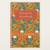 Sunset Botanisch Paneel Patroon - De Witte Lotus Planner (Voorkant)