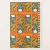 Sunset Botanisch Paneel Patroon - De Witte Lotus Planner (Achterkant)