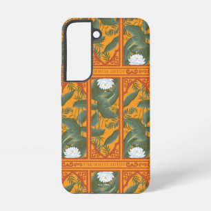 Sunset Botanisch Paneel Patroon - De Witte Lotus Samsung Galaxy Hoesje