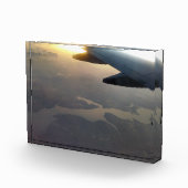 Sunset boven het grondfotoblok fotoblokken (Rechts)