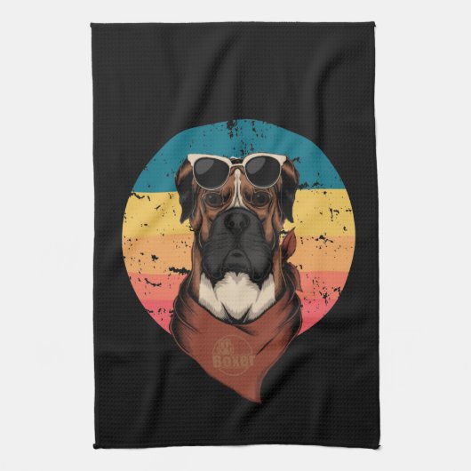 Sunset Boxer Theedoek (Verticaal)