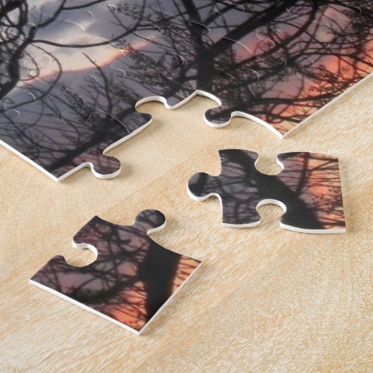 Sunset Branches Legpuzzel (Zijkant)