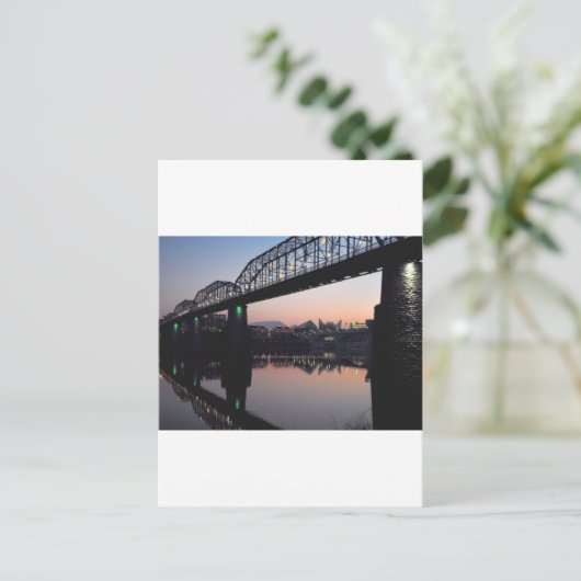Sunset Bridge Briefkaart (Staand voorkant)