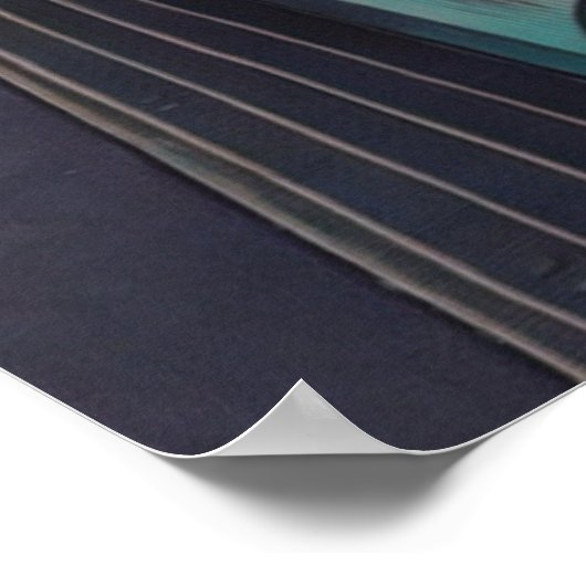 Sunset Bridge - Poster (Hoek)