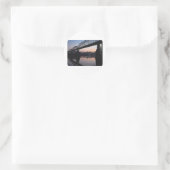 Sunset Bridge Ronde Sticker (Tas)