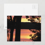 Sunset Bridgewater Nova Scotia POst Card Briefkaart (Voorkant / Achterkant)