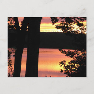 Sunset Bridgewater Nova Scotia POst Card Briefkaart