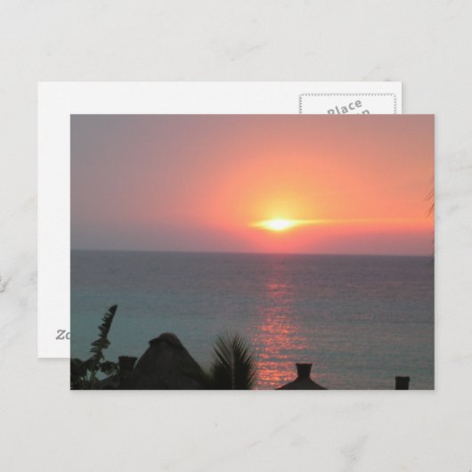 Sunset Briefkaart (Voorkant / Achterkant)