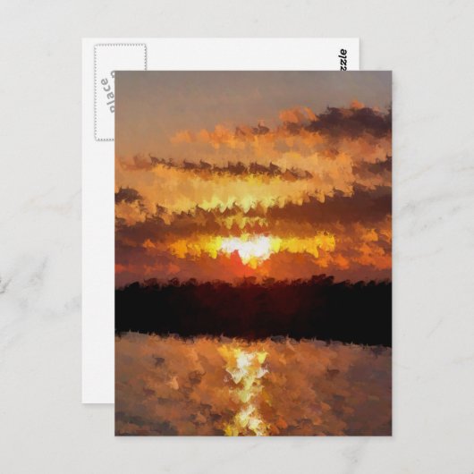 SUNSET BRIEFKAART (Voorkant / Achterkant)