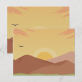 Sunset Briefkaart (Voorkant / Achterkant)