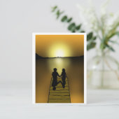 Sunset Briefkaart (Staand voorkant)