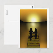 Sunset Briefkaart (Voorkant / Achterkant)