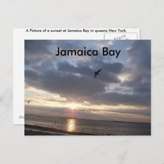 Sunset Briefkaart (Voorkant / Achterkant)