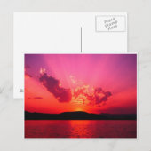 Sunset Briefkaart (Voorkant / Achterkant)