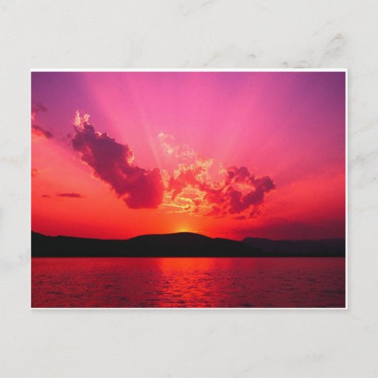 Sunset Briefkaart (Voorkant)