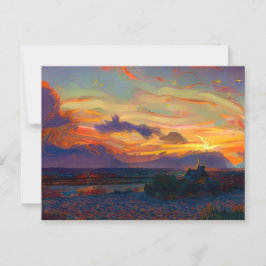 SUNSET BRIEFKAART