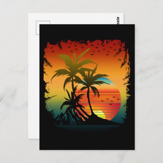 SUNSET BRIEFKAART (Voorkant / Achterkant)