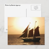 Sunset Briefkaart (Voorkant / Achterkant)