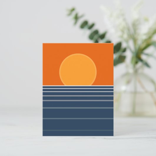Sunset  briefkaart (Staand voorkant)