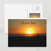 Sunset Briefkaart (Voorkant / Achterkant)