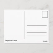 Sunset Briefkaart (Achterkant)