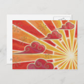 Sunset briefkaart (Voorkant / Achterkant)