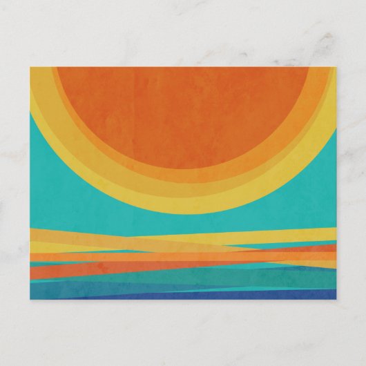 Sunset Briefkaart (Voorkant)