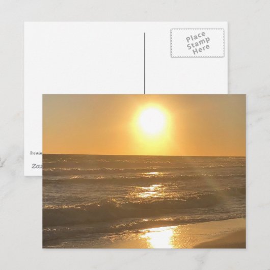 Sunset Briefkaart (Voorkant / Achterkant)