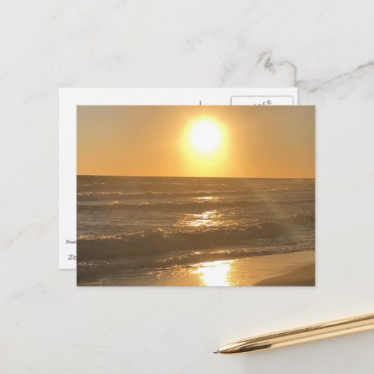 Sunset Briefkaart (Voorkant / Achterkant in situ)