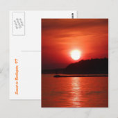 Sunset Briefkaart (Voorkant / Achterkant)