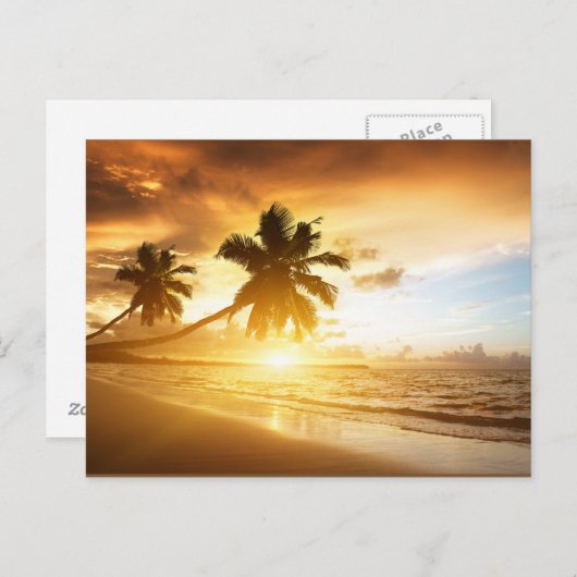 Sunset Briefkaart (Voorkant / Achterkant)