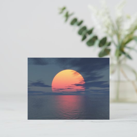 Sunset Briefkaart (Staand voorkant)
