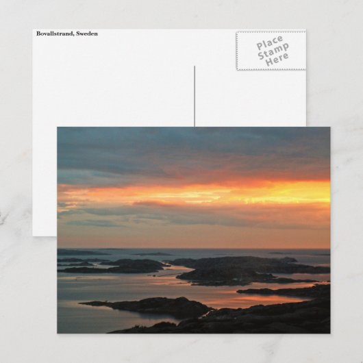 Sunset Briefkaart (Voorkant / Achterkant)