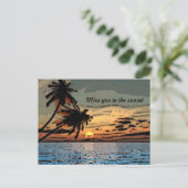 Sunset briefkaart (Staand voorkant)