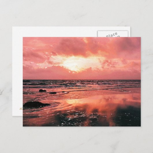 SUNSET BRIEFKAART (Voorkant / Achterkant)