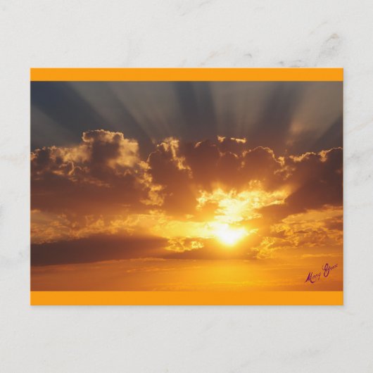 Sunset Briefkaart (Voorkant)