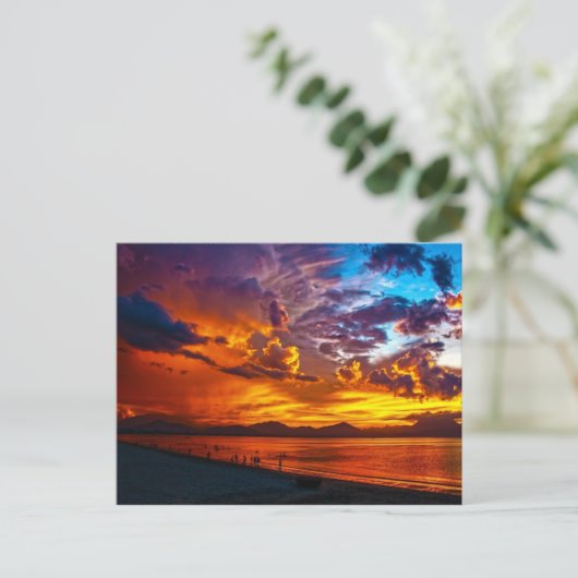 Sunset Briefkaart (Staand voorkant)