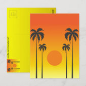 Sunset Briefkaart (Voorkant / Achterkant)