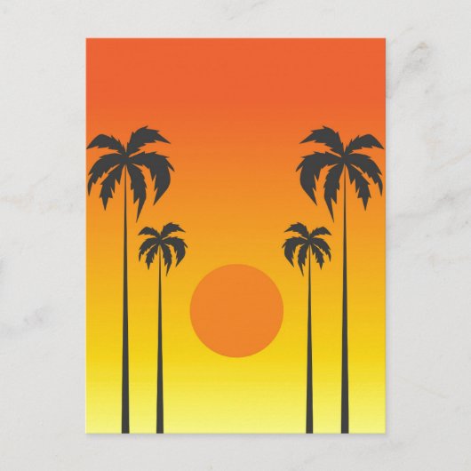 Sunset Briefkaart (Voorkant)