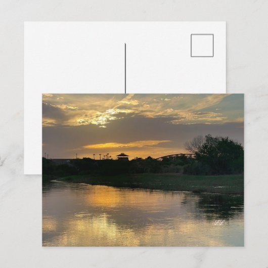 Sunset Briefkaart (Voorkant / Achterkant)